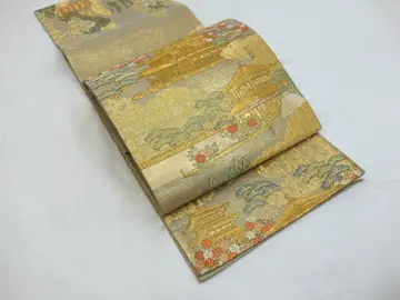 K 새상품급 중고 후쿠로 오비 금각사 은각사 천룡사 금 N80413-08