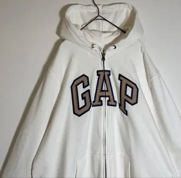 GAP 갭 빅 사이즈 자수 로고 집업 후드티