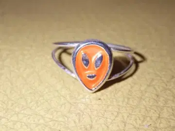 90'S 에이리언 토이 반지 464 12호 빈티지 반지 우주인 UFO