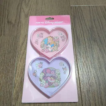 도쿄 디즈니 리조트 하트 모양 플레이트 2개 세트