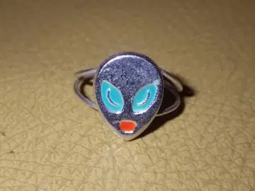 90'S 에이리언 토이링 467 11호 빈티지 반지 우주인 UFO