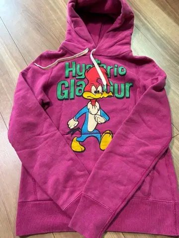Hysteric Glamour 우드페커 후드티 핑크
