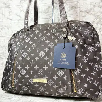 [택 포함 새상품] russet 토트백 숄더 나일론 소가죽