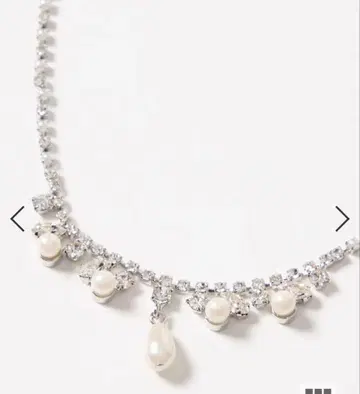 에메 AIMER 펄 비즈 목걸이 펄 목걸이 결혼식 참석