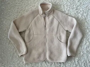 스노우피크 크림색 플리스 자켓 집업