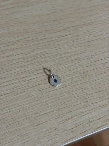 SAAD 사드 실버 선 심볼 펜던트 탑