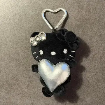 키티 봉제 인형 흑백 화이트 블랙 산리오 모노톤 귀여운