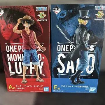 원피스 제일복권 20주년 몽키 D 루피 & 사보 피규어