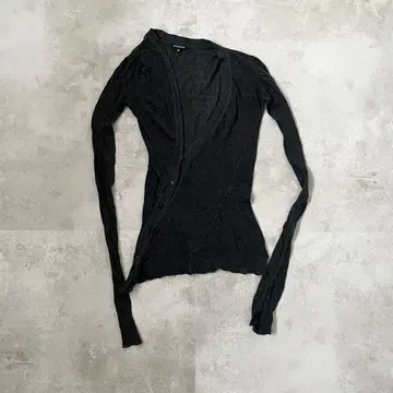 ANN DEMEULEMEESTER 캐시미어 혼방 변형 가디건 36