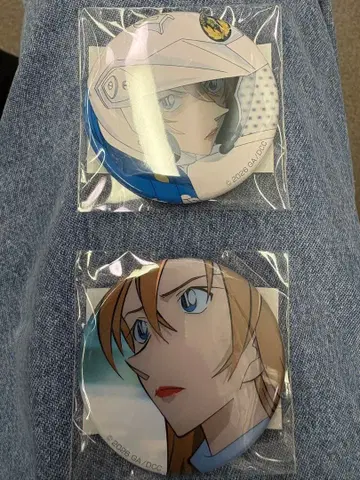 코난 플라자 캔뱃지 하기와라 치하야