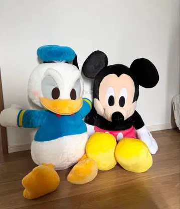 [ 새상품 택 포함 ] 도널드 덕 미키마우스 봉제 인형