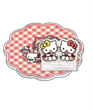 헬로키티 50주년 카페 아크릴 스탠드 코스터 A