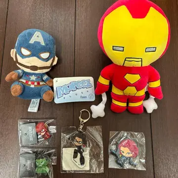 MARVEL 마블 FUNKO 마스코트 피규어 키링 세트