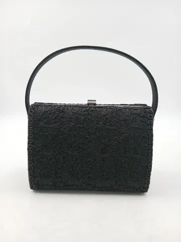 블랙 포멀 핸드백 코드 자수 관혼상제