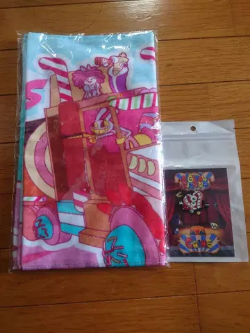 어메이징 디지털 서커스 페이스 타월 핀 배지 (케인)