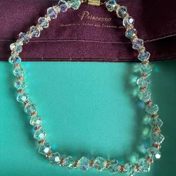 오스트리아 제 핸드메이드 스와로브스키 크리스탈 사용 목걸이