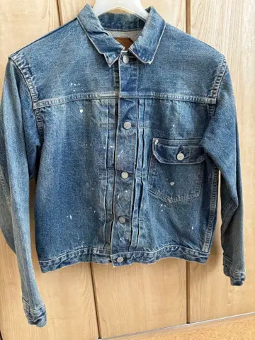 오어슬로우 데님 자켓 1st USED 가공 남성용 여성용