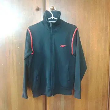 올드 아식스 타이거 트랙 자켓 자수 로고 블랙 빈티지