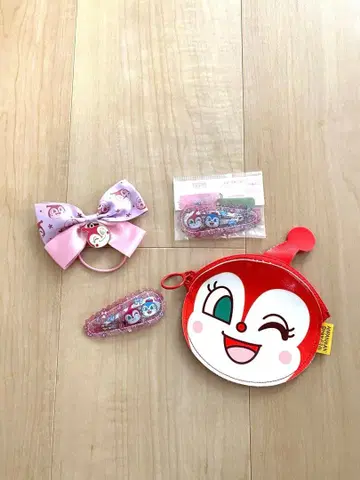 호빵맨 뮤지엄 짤랑이의 멋진 샵 헤어핀 머리끈