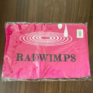 RADWIMPS 핑크 타월 로고