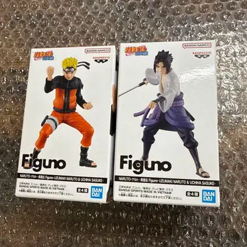 반다이 피구노 나루토 사스케 피규어 세트