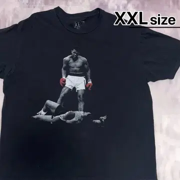 무함마드 알리 T셔츠 XXL 블랙 복싱 크루넥 USA 구제 의류