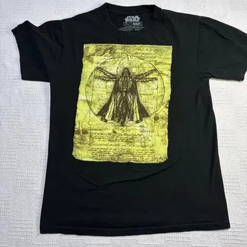 영화 스타 워즈, 다스 베이더 아트 T셔츠 s 사이즈 블랙 코튼