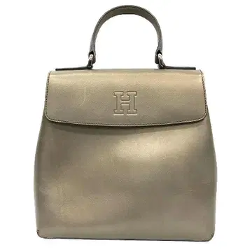 HIROFU 히로프 핸드백 가죽 실버 aq12780