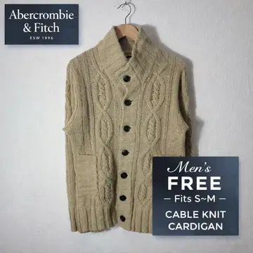 Abercrombie&Fitch 니트 가디건 남성용 S