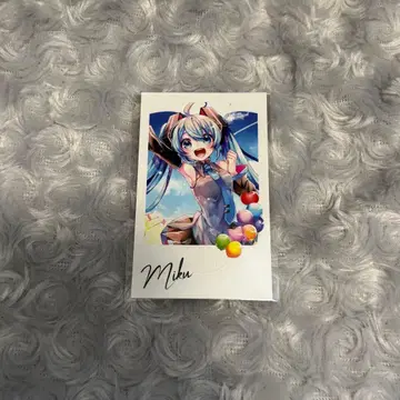보컬로이드 하츠네 미쿠 마루이 폴라로이드 카드