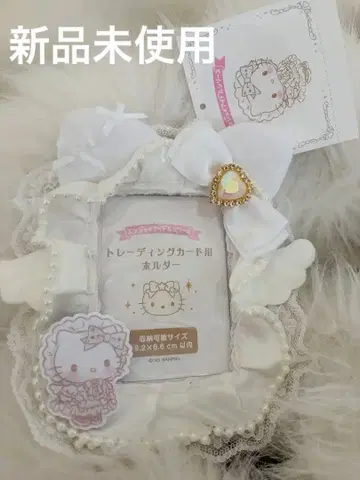 산리오 순백천사 엔조이 아이돌 트레이딩 카드 케이스 헬로키티 택 포함