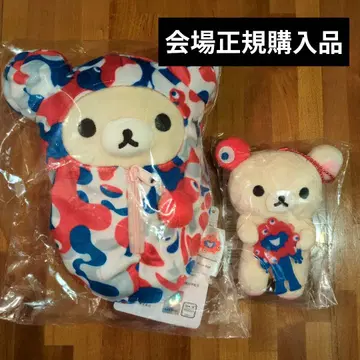 정품 간사이 만박 코리락쿠마 봉제 인형 마스코트 세트 미야쿠미야쿠