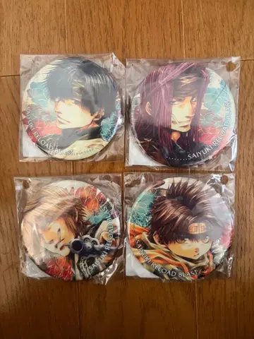 최유기 외전 세가 콜라보 카페 홀로그램 캔뱃지 세트