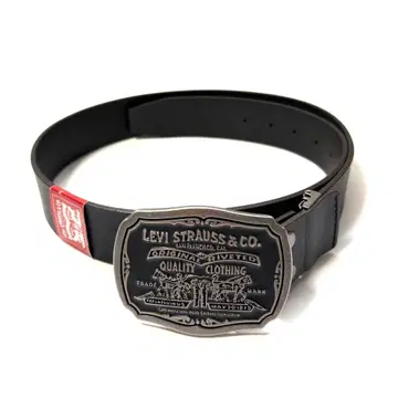 [미사용 새상품] Levi's 리바이스 소가죽 벨트 투 호스 블랙