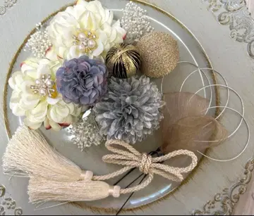 [특별 가격] 성인식 일본 의류 후리소데 시치고산 머리 장식 세트