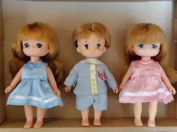 리카짱 인형 아이우에오 친구 아유무 군 & 레트로한 미키마키짱