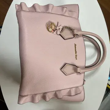 사만사 베가 프릴 달린 핑크 숄더백