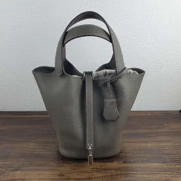 고품질 천연 가죽 핸드백 / 소가죽 바스켓 백