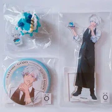 주술회전 스이파라 고죠 사토루 아크릴 스탠드 케이크 키링 캔뱃지