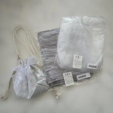 유카타 화이트 그레이 잡화 세트