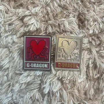 BIGBANG 키스 해링 핀 배지 세트 G-DRAGON 지드래곤