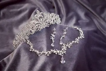 브라이덜 액세서리 세트 티아라 목걸이 귀걸이