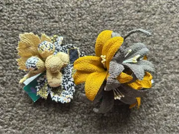 미사용 시선당 꽃 코사지 2세트