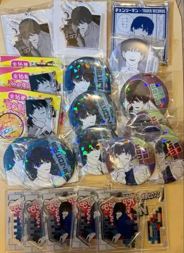 체인소 맨 요시다 히로후미 캔뱃지 아크링 키링 아크릴 스탠드