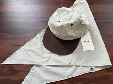 PHEENY x FLUTTER 나일론 타프타 캡 2TONE 새상품