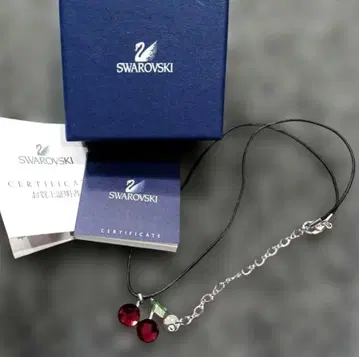 스와로브스키 SWAROVSKI 체리 펜던트 목걸이