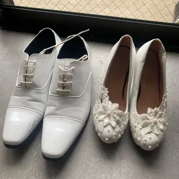결혼식 신발 화이트 슈즈 신랑 신부 웨딩 wedding