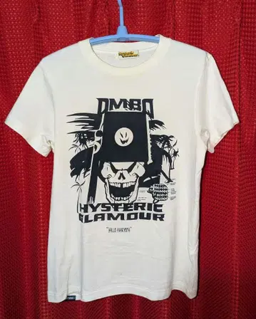 HYSTERIC GLAMOUR 스컬 프린트 T셔츠 프리