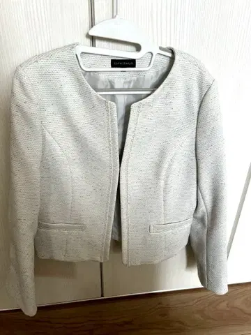 자켓 화이트 노카라 입학식 졸업식 시치고산 세레모니 에스프리뮬