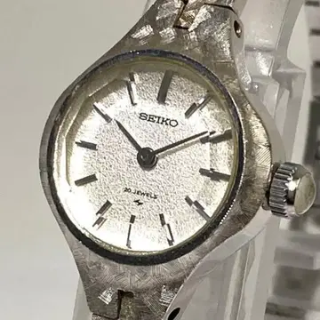 세이코 17-0830 수동 와인딩 여성용 손목시계 70년대 빈티지